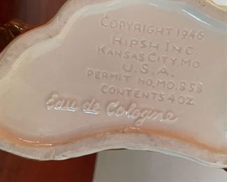 Vintage Hipsh Inc. "Eau de Cologne" Figurine. Photo 2 of 2.