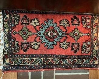 Vintage Prayer Rug. Measures Measures 51" x 32."