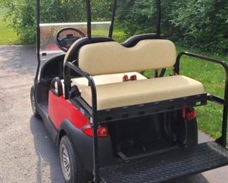 2017 Club Car Precedent Ruby Red Golf Cart With New Batteries. Photo 4 of 9.
