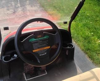 2017 Club Car Precedent Ruby Red Golf Cart With New Batteries. Photo 5 of 9.