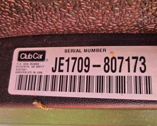 2017 Club Car Precedent Ruby Red Golf Cart With New Batteries. Photo 8 of 9.