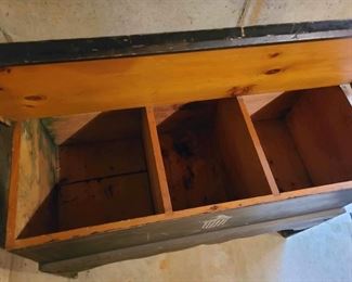 Vintage Storage Bin with Eagle Motif. Photo 2 of 2.