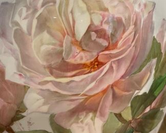 Antique Porcelain Vase Signed P. Hartwig. She and her mate were displayed at the 1878 Paris Universal Exposition. Measures 35" H x 14" W. The pair were separated. The other turned up at Christie's Auction House 8 years ago and sold for $22,500. Photo 3 of 5.