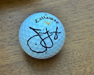 Golf ball signed by Jim Furyk