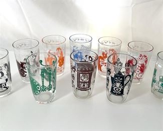 Vintage Swanky Swig Glass Collection