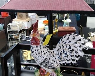 Chicken lamp (one of many other table lamps)