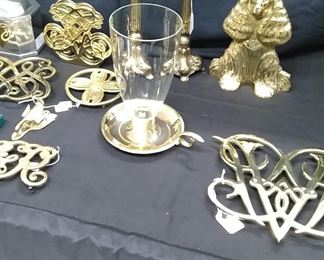 Virginia Metal Crafter's brass items