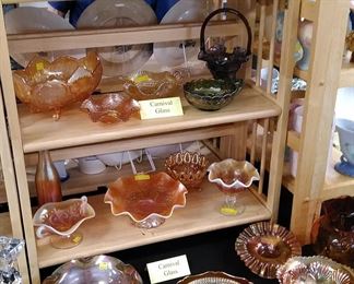 Wonderful depression carnival glass
