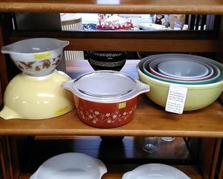 Pyrex and Fire King cookware
