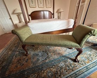 CUSTOM ROLLED ARM BENCH