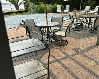 ASSORTED OUTDOOR TABLES, CHAIRS, CARTS AND MORE