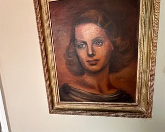 VINTAGE ORIGINAL PORTRAIT ART