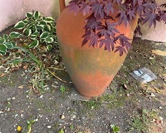 TALL POTTERY URN