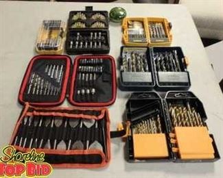 Tool Drill Lot Various Bits
