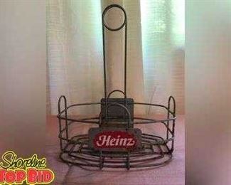 Vintage Metal Heinz Condiment Holder