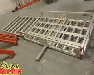 Aluminum Haulmaster Wheelchair Scooter Carrier, 500 lb capacity, Like New, Fits Reese Hitch