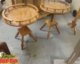2 Oak Side Table