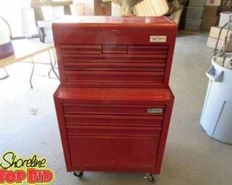 All American 2Piece Rolling Tool Chest