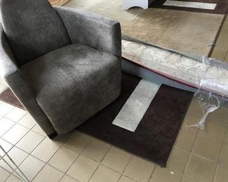 Chair and rug