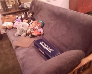 FUTON WITH STORAGE BINS