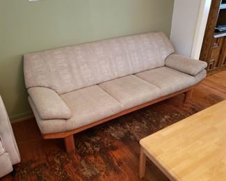 Danish modern teak sofa, by Steen Burchardt Nielsen, made in Germany circa 1970, as-is
