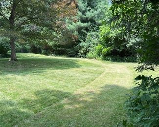 FROM UPPER LADUE RD WHERE PARKING IS, YOU'LL WALK ONTO THE PROPERTY AND UP THE LAWN TO THE HOUSE