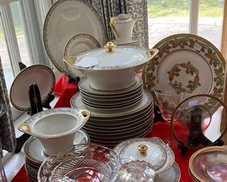 Multiple sets of fine China