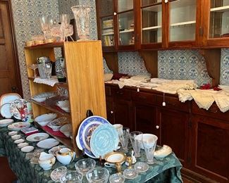 In the pantry off the kitchen