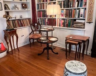 One of several book areas