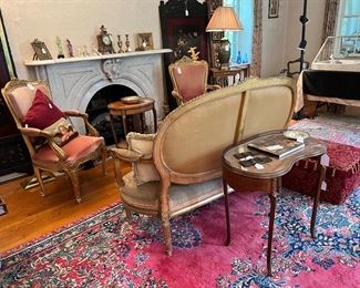 The settee is not for sale