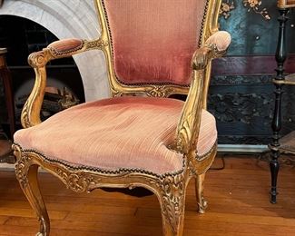 A pair of superb Antique French armchairs