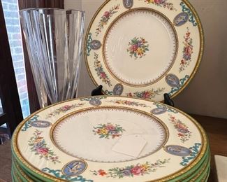 FINE ANTIQUE CHINA CHARGERS