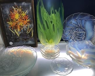 Iridescent art glass Orlando Estate Auction