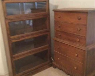 Beautiful Barrister Bookcase And Chest