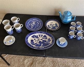 Beautiful Blue Asian Themed China