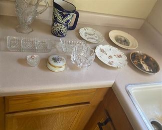 Decorative Plates And Glassware