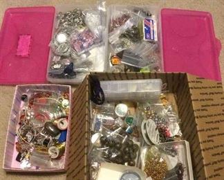 Mixed Assortment of Jewelry and Jewelry Making
