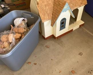 Project Doll House and Miscellaneous Doll Parts