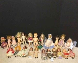 Story Book Doll And Assortment Of Vintage Dolls