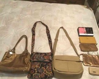 Vera Bradley and Tignanello Purse with Wallet and More
