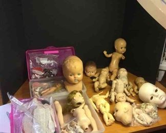 Vintage Doll Parts