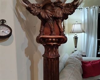 elephant floor lamp