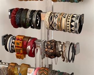 Bakelite Bracelets, Art Deco Bracelets 