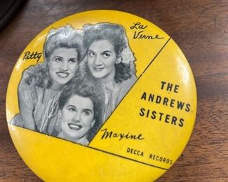 Andrews sisters hair brush