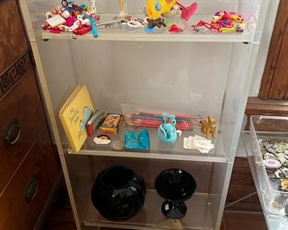 Lucite Shelving Unit