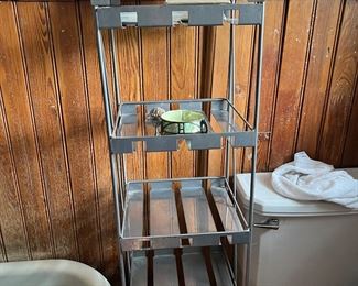 Vintage metal Shelving 