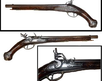 18th Century Miquelet Lock Pistol