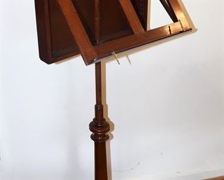 Walnut Empire Music Stand
