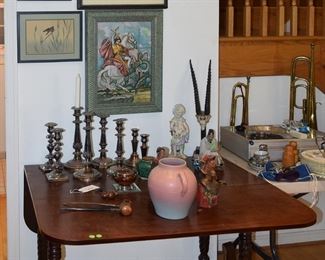 19th Century Magogany Drop Leaf Table