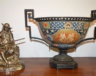 19th Century Silvered Bronze of a Hunter